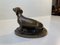 Teckel Victorien Antique en Bronze avec Chiots 5