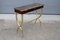 Italian Console in Wood, Brass & Portoro Marble by Paolo Buffa, 1950s 1