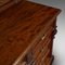 Scrivania esecutiva antica in legno satinato con 13 cassetti, Regno Unito, Immagine 9