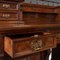 Antique English Satinwood Executive Desk with 13 Drawer 10