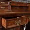 Antique English Satinwood Executive Desk with 13 Drawer, Image 10