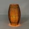 Lámpara de pie vintage de bambú, años 70, Imagen 5