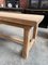 Large Farmhouse Table in Solid Oak with Bench, Set of 2 12