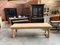 Large Farmhouse Table in Solid Oak with Bench, Set of 2, Image 4