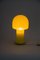 Mid-Century Yellow Glass Table Lamp, Germany, 1970s 3