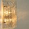 Austrian Rectangular Wall Light in Wave Glass by J.T. Kalmar, 1960s, Image 14