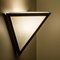 Triangle Wall Lights in White Glass and Brass from Glashütte Limburg, 1970s, Image 13