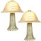 Lámpara de mesa Mushroom grande de Peill Putzler, años 70, Imagen 2