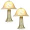 Lámpara de mesa Mushroom grande de Peill Putzler, años 70, Imagen 8