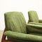 Grüne Sessel, 1960er, 2er Set 3