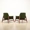 Grüne Sessel, 1960er, 2er Set 10
