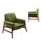 Green Armchairs, 1960s, Set of 2 1