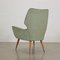 Vintage Armchair in Horsehair, 1950s 7