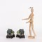 Chinese Lions Figures in Jade, Set of 2, Image 2