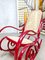 Sedia a dondolo vintage di Michael Thonet, Immagine 3