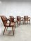 Vintage French Dining Chairs from Franrijk 1