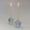 Swedish Diamond Shaped Art Glass Candleholders by Asta Strömberg, 1960s, Set of 2 4