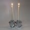 Schwedische Rautenförmige Kerzenhalter aus Kunstglas von Asta Strömberg, 1960er, 2er Set 6