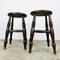 Wooden Stool with Twisted Legs 8