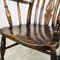 Antiker englischer Windsor Stuhl mit hoher Rückenlehne 14