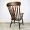 Antiker englischer Windsor Stuhl mit hoher Rückenlehne 9
