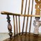 Antiker englischer Stuhl aus Ulmenholz mit hoher Rückenlehne 13