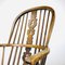 Antique English Elmwood Chair with High Back, Image 2