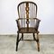 Antique English Elmwood Chair with High Back 3