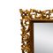 Neoklassizistischer Spanish Empire Spiegel mit goldenem Rahmen aus handgeschnitztem Holz, 1970 2