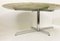 Mid-Century Oval Dining Table with Marble Top and Chromed Metal Feet from Knoll 5