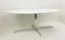 Mid-Century Oval Dining Table with Marble Top and Chromed Metal Feet from Knoll 6