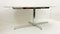 Mid-Century Oval Dining Table with Marble Top and Chromed Metal Feet from Knoll 7