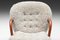 Sheepskin Arctander Clam Chair by Philip Arctander, Denmark, 1944 7