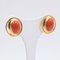 Earrings in 18k Yellow Gold and Coral, 1950s 2