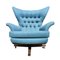 Mid-Century Model 6250 Blofeld Lounge Chair with Cushion & Ottoman from G-Plan, Set of 3, Image 3