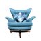 Mid-Century Model 6250 Blofeld Lounge Chair with Cushion & Ottoman from G-Plan, Set of 3, Image 2