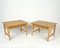 Bamboo, Rattan and Wood Coffee Tables, Italy, 1980s, Set of 2 6