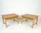 Bamboo, Rattan and Wood Coffee Tables, Italy, 1980s, Set of 2 2