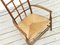 Arts & Crafts Lattice Back Low Armchair with Rush Seat from Liberty & Co 7