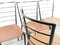 Mid-Century Steel and Leather Ladderax Dining Chairs by Robert Heal, Set of 4, Image 7