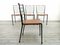 Mid-Century Steel and Leather Ladderax Dining Chairs by Robert Heal, Set of 4 3