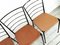 Mid-Century Ladderax Esszimmerstühle aus Stahl & Leder von Robert Heal, 4er Set 10