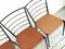 Mid-Century Steel and Leather Ladderax Dining Chairs by Robert Heal, Set of 4, Image 10