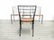 Mid-Century Steel and Leather Ladderax Dining Chairs by Robert Heal, Set of 4 4
