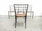 Mid-Century Steel and Leather Ladderax Dining Chairs by Robert Heal, Set of 4, Image 4