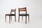 Vintage Teak & Leather Chairs, 1960s, Set of 4 6