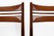 Vintage Teak & Leather Chairs, 1960s, Set of 4 13