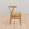 Oak Wishbone Chairs by Hans J. Wegner for Carl Hansen & Søn, Denmark, 1960s, Set of 6 9