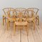 Oak Wishbone Chairs by Hans J. Wegner for Carl Hansen & Søn, Denmark, 1960s, Set of 6 3