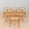 Oak Wishbone Chairs by Hans J. Wegner for Carl Hansen & Søn, Denmark, 1960s, Set of 6 1